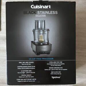 Cuisinart Black Stainless 14-Cup Food Processor